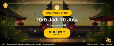 Bonus Welcome 100% Baru